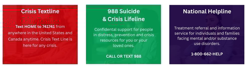 Crisis Textline Text HOME to 741741 from anywhere in the United States and Canada anytime. Crisis Text Line is here for any crisis. Crisis Textline Text HOME to 741741 from anywhere in the United States and Canada anytime. Crisis Text Line is here for any crisis.